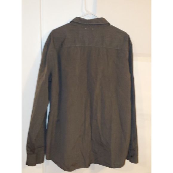 Calvin Klein Men's Shirt Button Up Long Sleeved Dark Gray Size XXL - Picture 11 of 12
